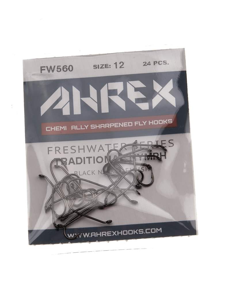 Ahrex Fw560 Nymph Traditional Barbed #16 Trout Fly Tying Hooks